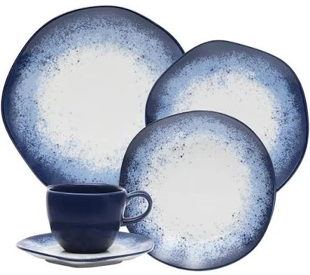 Aparelho de jantar azul